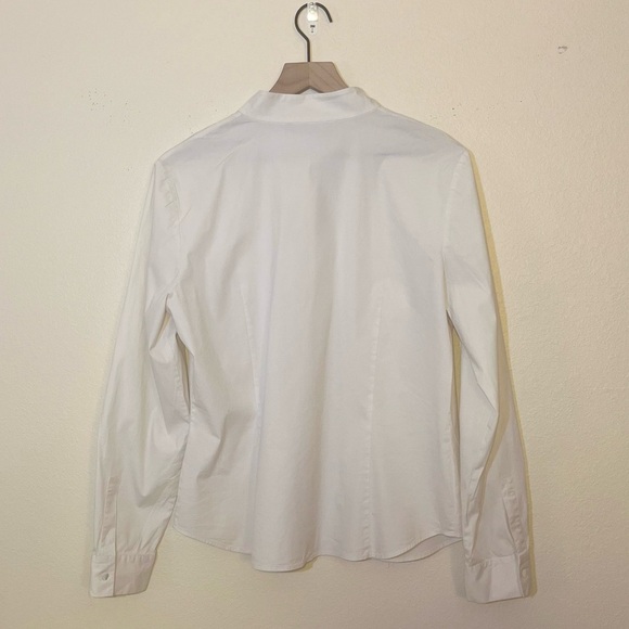 Lafayette 148 New York Shirt - Women’s Medium White - Button Down - Picture 3 of 13